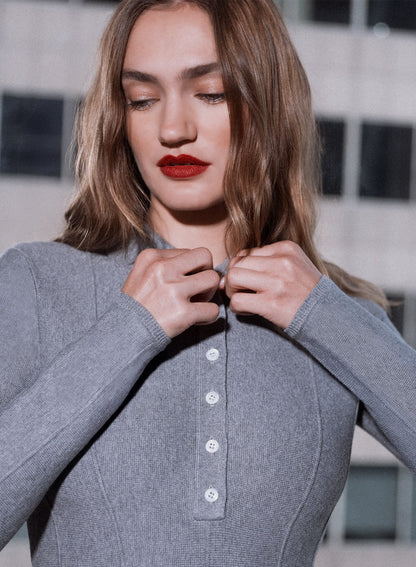 Henley Flared Corset Dress