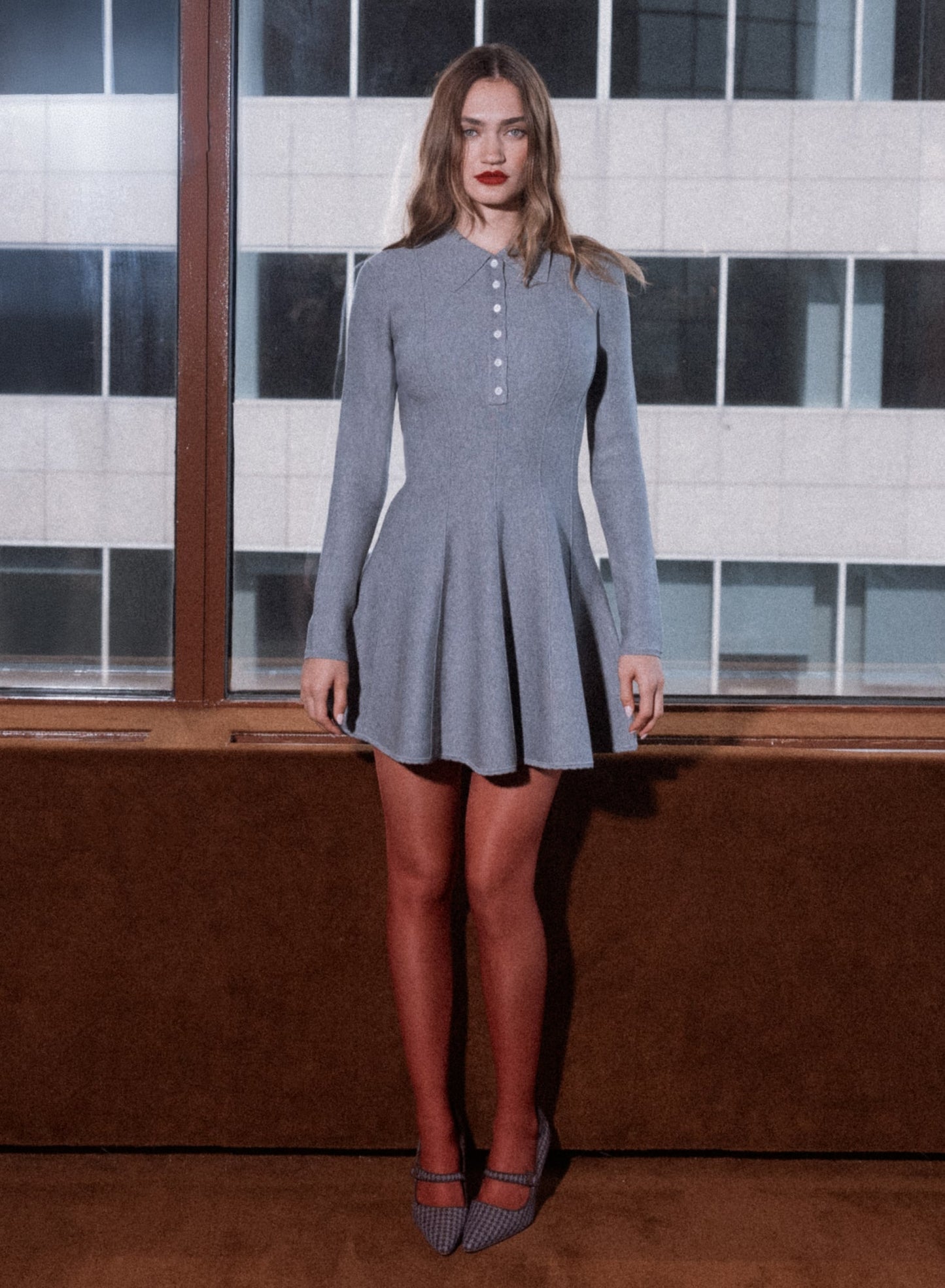 Henley Flared Corset Dress