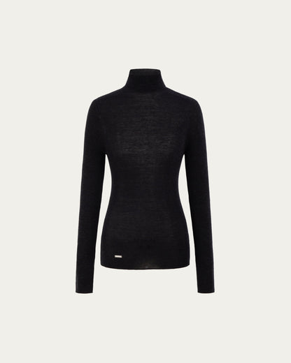 Ossa Knitted Hemp Turtleneck